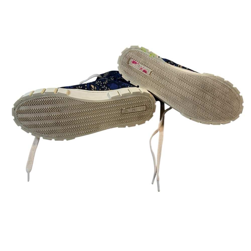 Farm Rio Mid FlatForm Sneaker Macaw Forest in Black Women’s Size 6/ 36 - Picture 4 of 7